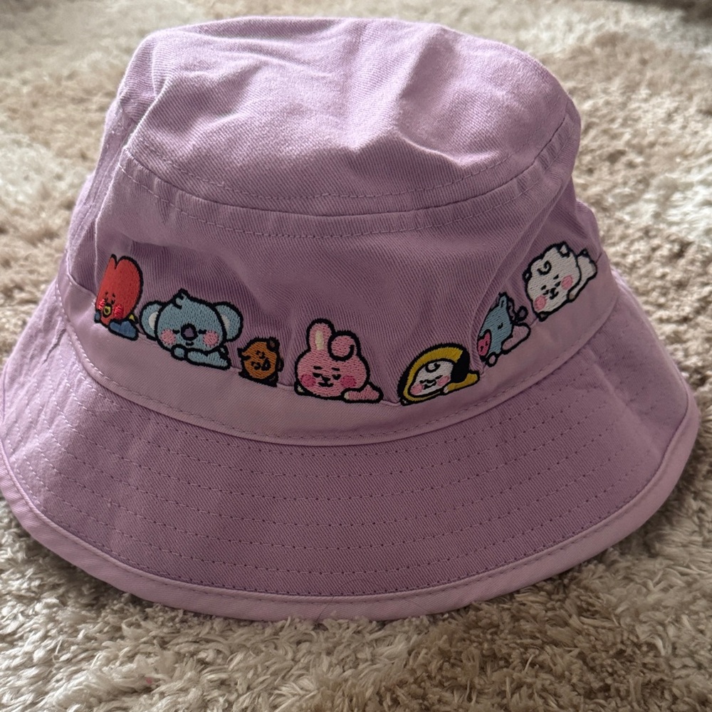 Purple DT21 Character Bucket Hat